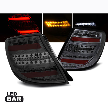 LED BAR Rücklichter Rauch passend für Mercedes C-Klasse W204 Kombi 07-10