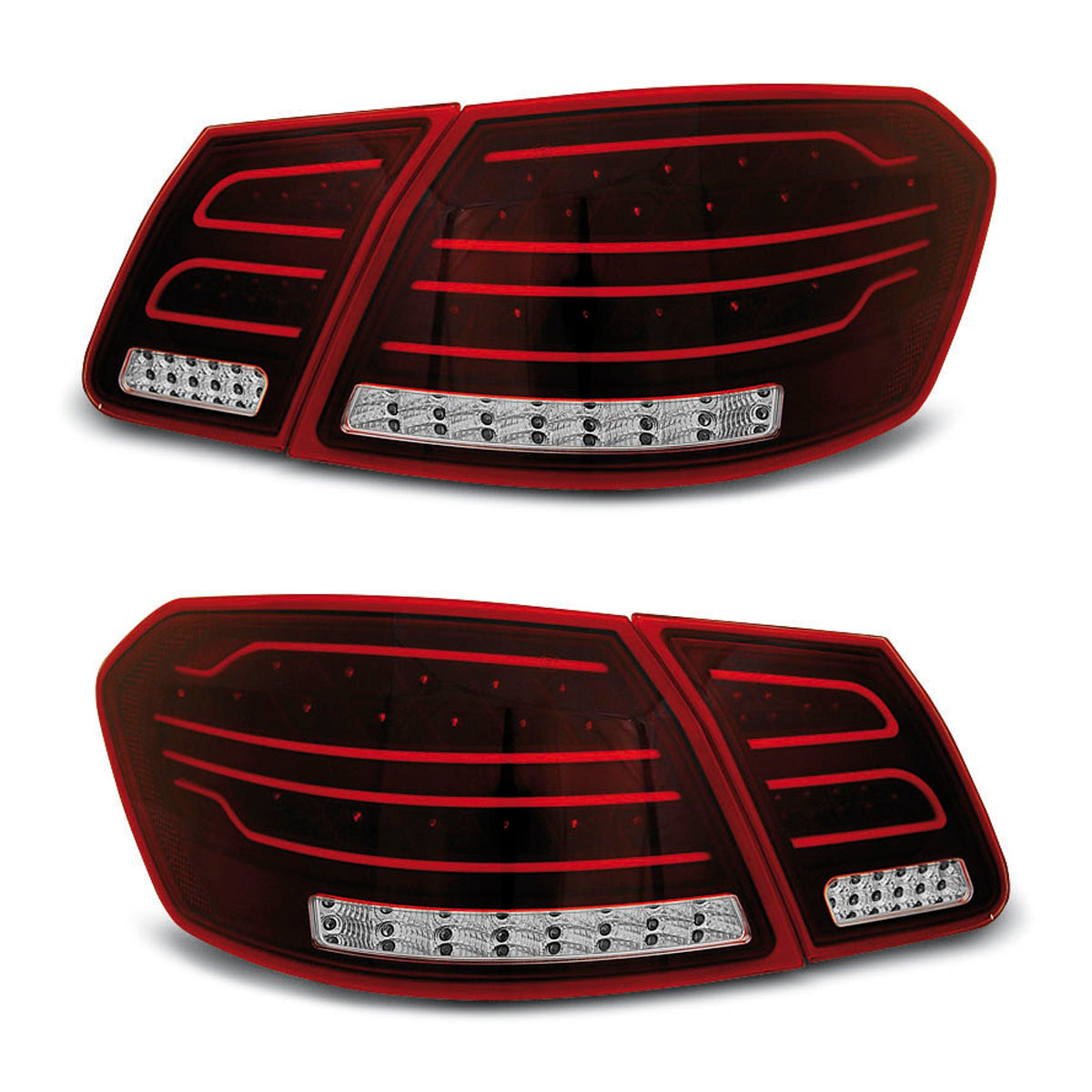 LED BAR Rücklichter Rot Weiß passend für Mercedes W212 E-Klasse 09-13