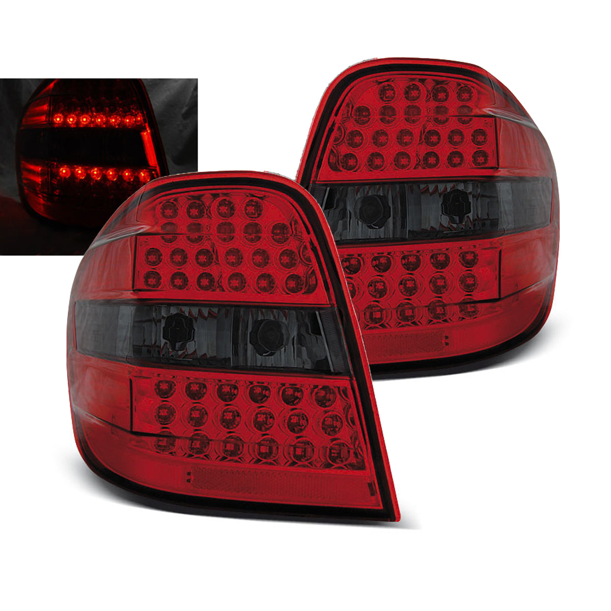 LED Rücklichter Rot Rauch passend für Mercedes M-Klasse W164 05-08