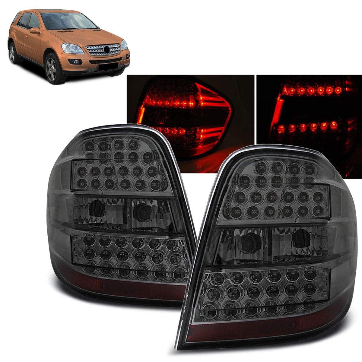 LED Rücklichter Rauch passend für Mercedes M-Klasse W164 05-08