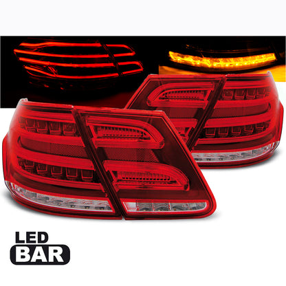 LED Rücklichter Rot Weiß passend für Mercedes W212 E-Klasse 09-13 mit Glühbirne P21