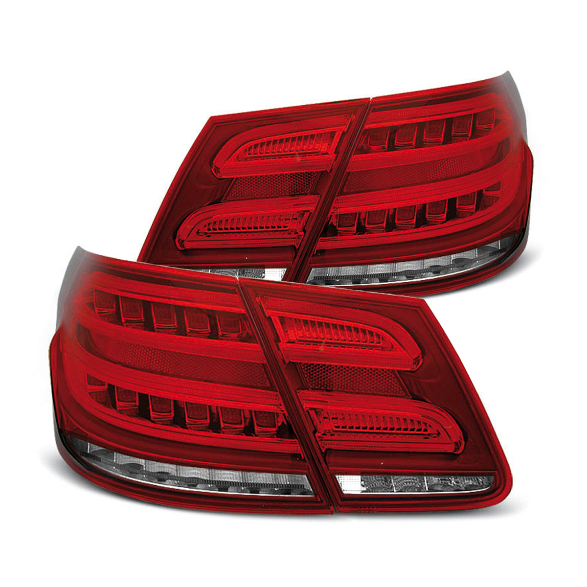 LED Rücklichter Rot Weiß passend für Mercedes W212 E-Klasse 09-13