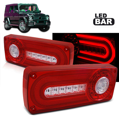 LED Rücklichter Rot Weiß passend für Mercedes W463 G-Klasse 90-12
