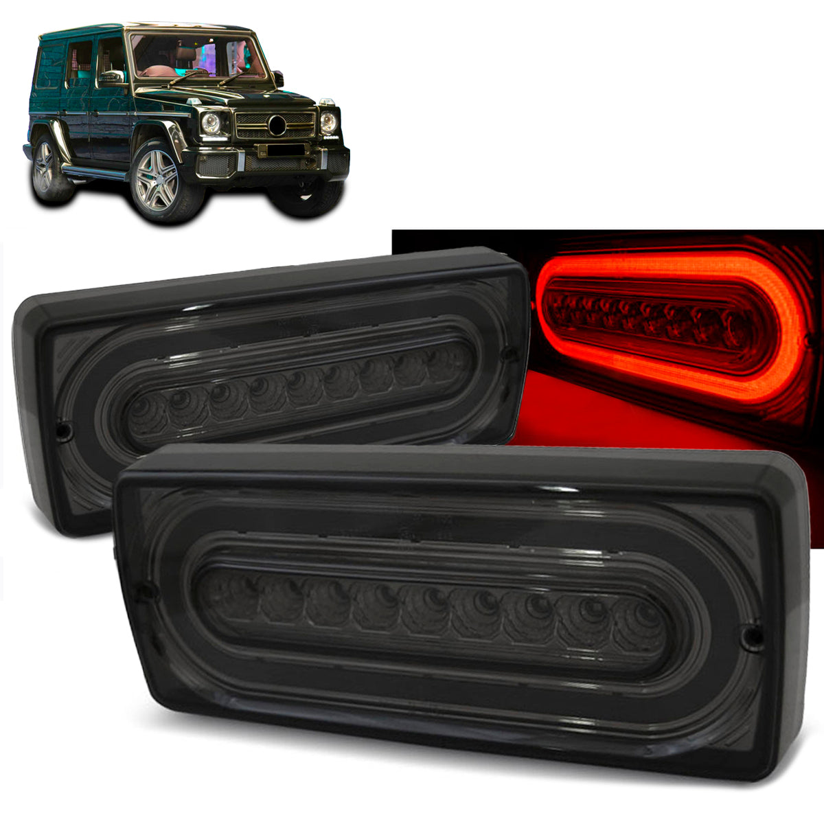 LED Rücklichter Rauch passend für Mercedes W463 G-Klasse 90-12