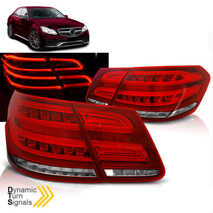 LED Rücklichter Rot Weiß SEQ passend für Mercedes W212 E-Klasse 13-16