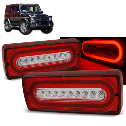 LED Rücklichter Rot Weiß passend für Mercedes W463 G-Klasse 90-12