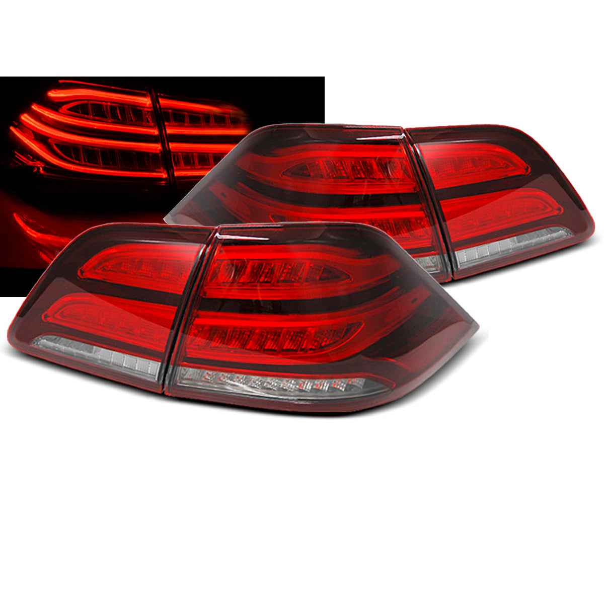 LED Rücklichter Rot Weiß passend für Mercedes S-Klasse W166 11-15