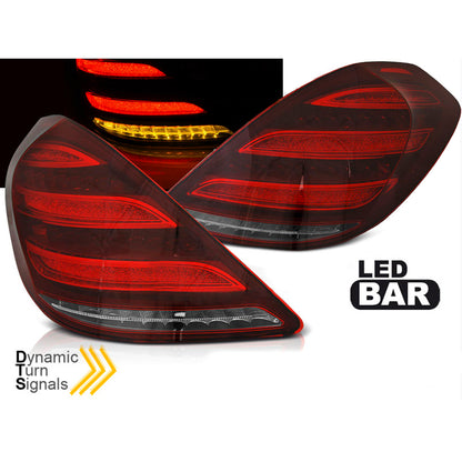 LED BAR Rücklichter Rot Weiß SEQ passend für Mercedes S-Klasse W222 13-17