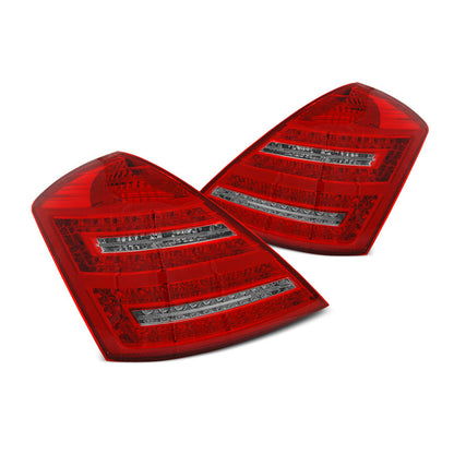 LED Rücklichter Rot Weiß SEQ passend für Mercedes W221 S-Klasse 05-09