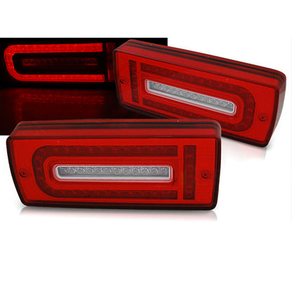 LED Rücklichter Rot Weiß passend für Mercedes W463 G-Klasse 07-17