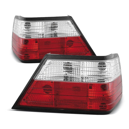 Rücklichter Rot Weiß passend für Mercedes W124 E-Klasse 01.85-06.95