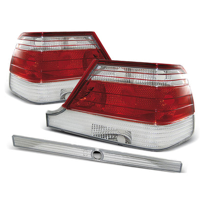 Rücklichter Rot Weiß passend für Mercedes W140 95-10.98