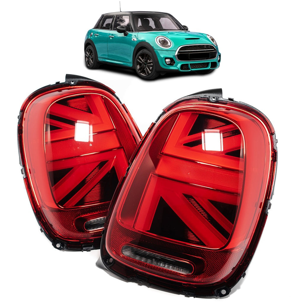 Heckleuchten LED Rot Schwarz passend für MINI (F55, F56, F57) Schrägheck Cabrio 2014-2019
