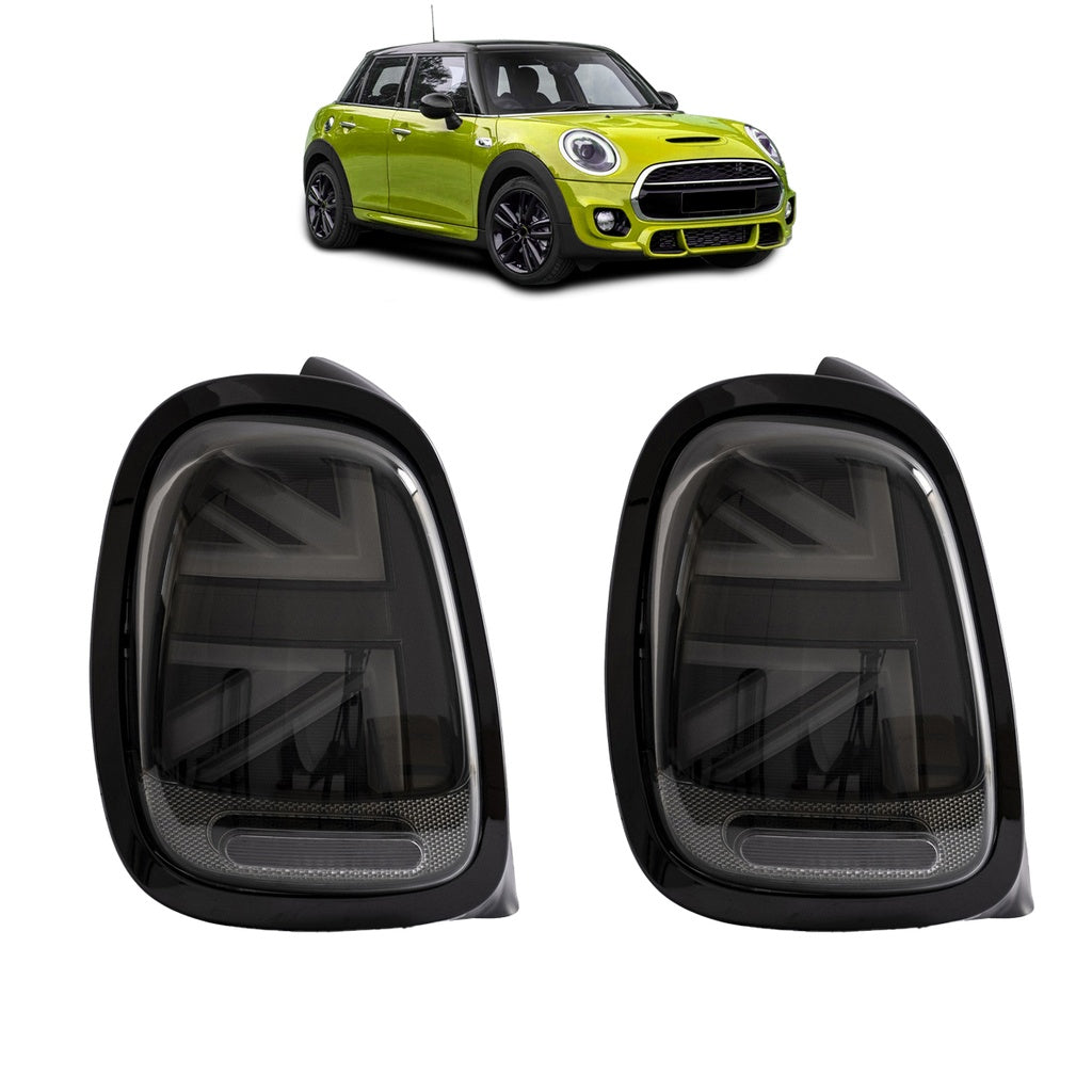 Heckleuchten LED Smoke Schwarz passend für MINI (F55, F56, F57) Schrägheck Cabrio 2014-2019