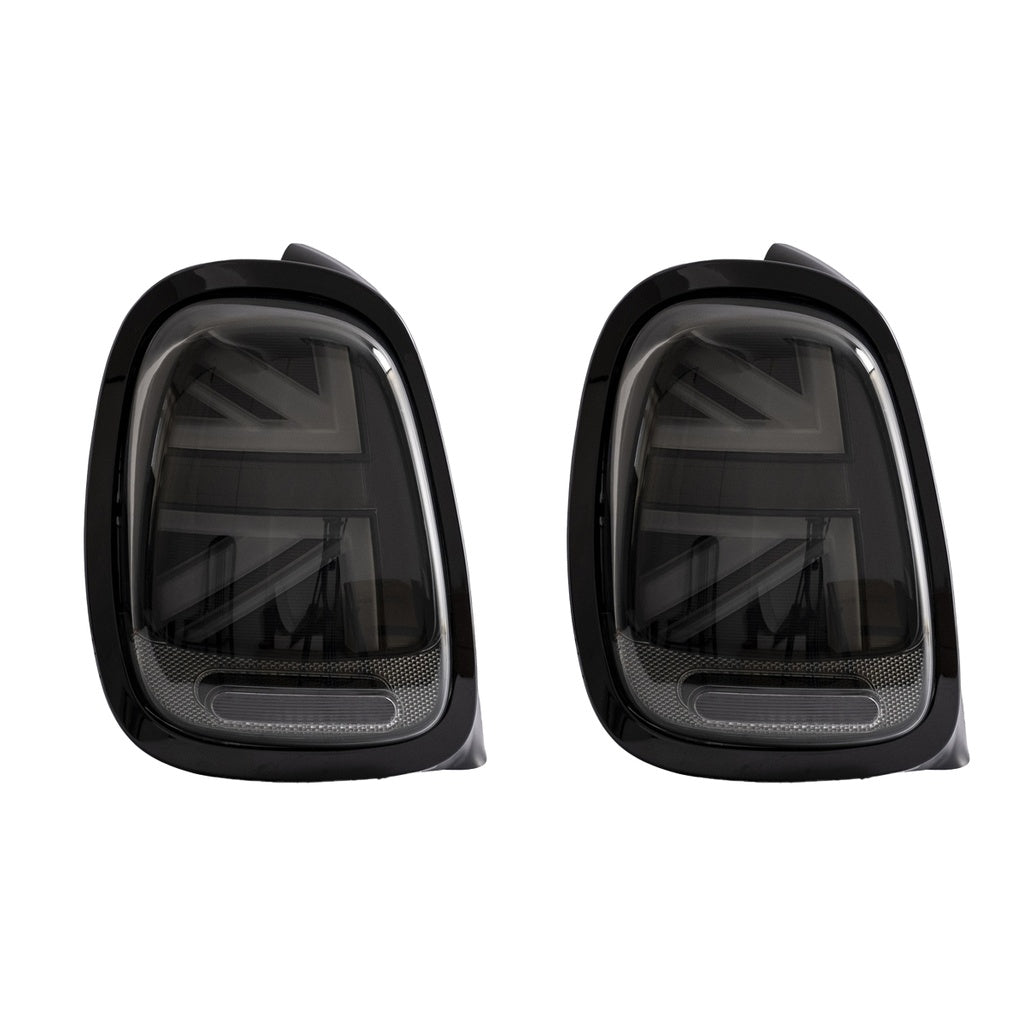 Heckleuchten LED Smoke Schwarz passend für MINI (F55, F56, F57) Schrägheck Cabrio 2014-2019