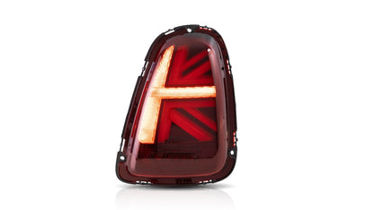 Heckleuchten LED Rot passend für MINI (R56) Schrägheck Cabrio 2006-2013 Union Jack Stil