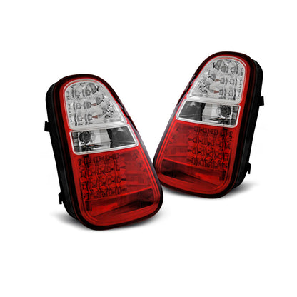 Rücklichter passend für MINI Cooper R50 /R52 /R53 04-06 Rot Weiß LED