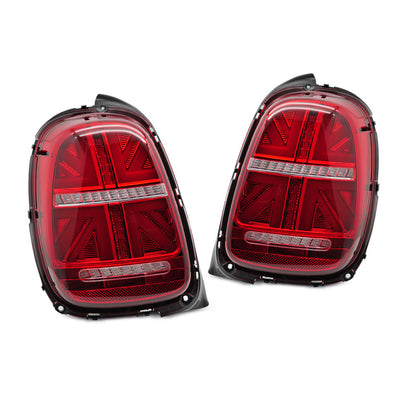 LED Rücklichter Rot Weiß SEQ passend für MINI Cooper F55 F56 F57 14-17 6-PIN