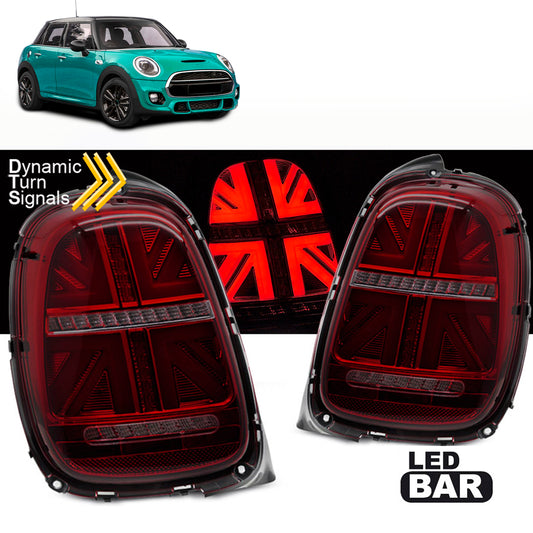 LED Rücklichter Rot Smoke SEQ passend für MINI Cooper F55 F56 F57 14-17 6-PIN