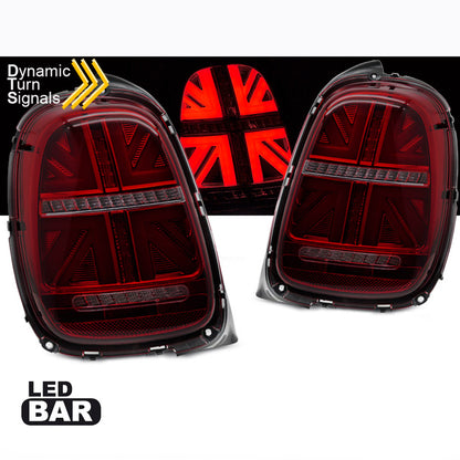 LED Rücklichter Rot Smoke SEQ passend für MINI Cooper F55 F56 F57 14-17 6-PIN