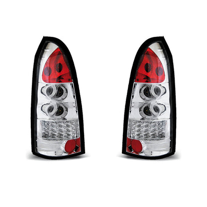 Rücklichter passend für Opel Astra G 09.97-02.04 Kombi Chrom LED