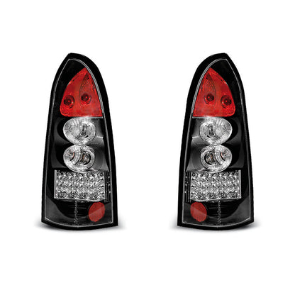 Rücklichter passend für Opel Astra G 09.97-02.04 Kombi Schwarz LED