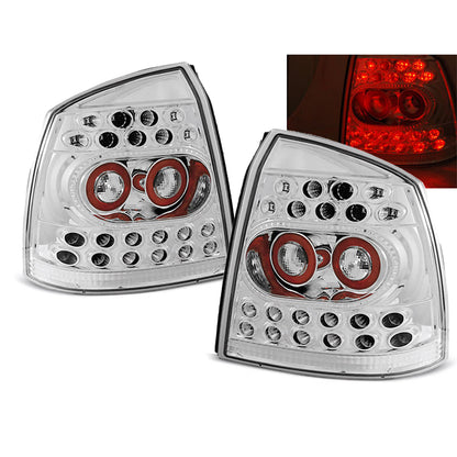 Rücklichter passend für Opel Astra G 09.97-02.04 Chrom LED