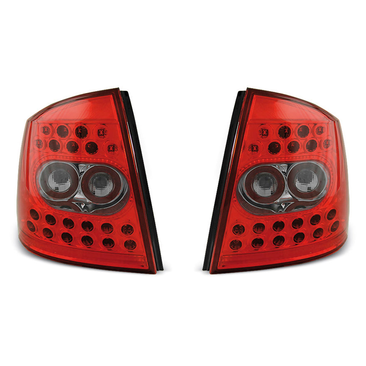 Rücklichter passend für Opel Astra G 09.97-02.04 Rot Weiß LED