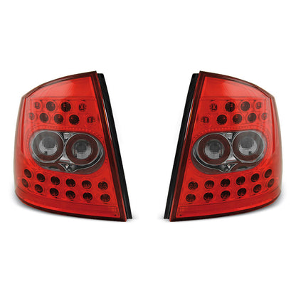 Rücklichter passend für Opel Astra G 09.97-02.04 Rot Weiß LED