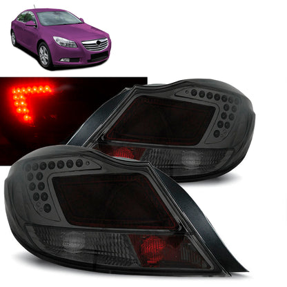 Rücklichter passend für Opel Insignia 08-12 4D/HB Smoke LED