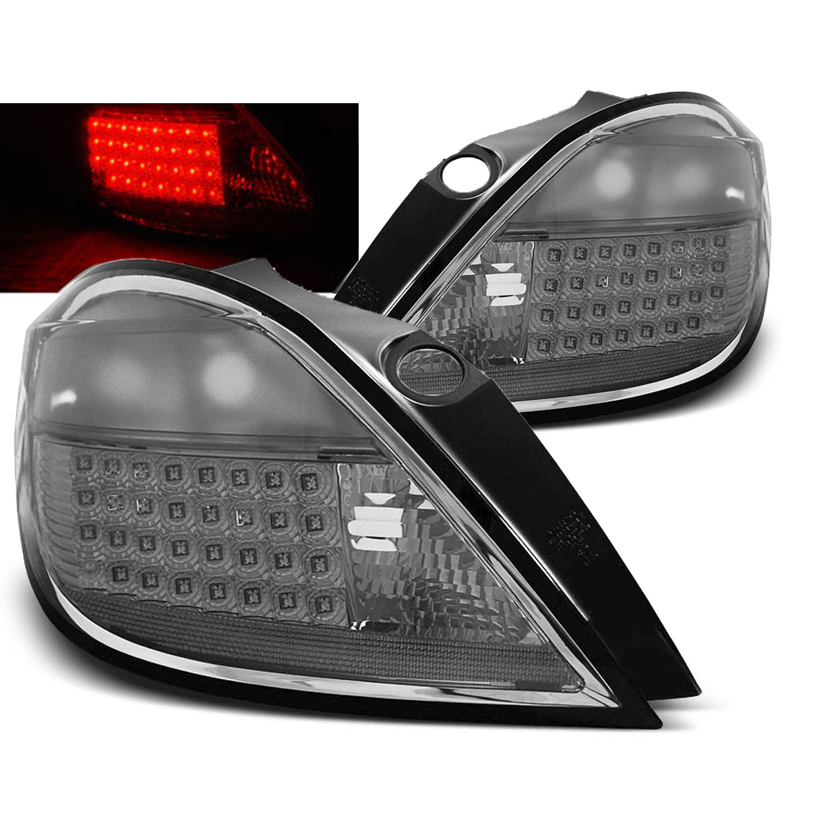 Rücklichter passend für Opel Astra H 03.04-09 5D Smoke LED
