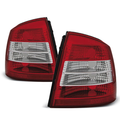 Rücklichter Opel Astra G 09.97-02.04 3D/5D Rot Weiß