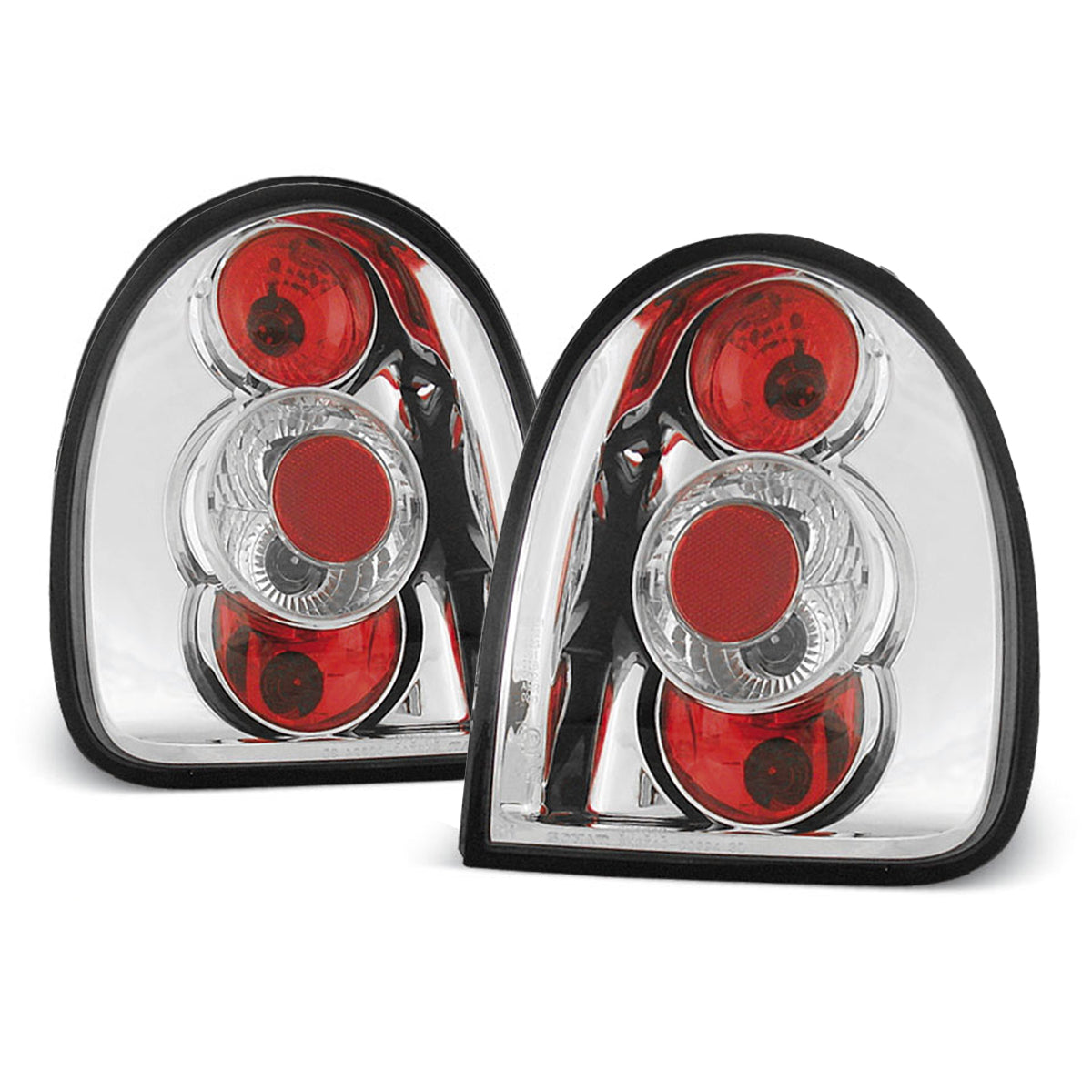 Rücklichter Opel Corsa B 02.93-10.00 3D Chrom
