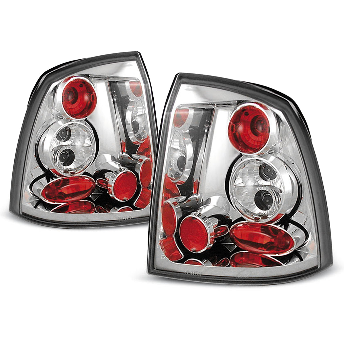 Rücklichter passend für Opel Astra G 09.97-02.04 2D/4D Chrom