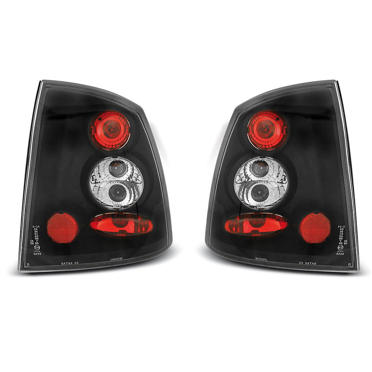 Rücklichter passend für Opel Astra G 09.97-02.04 2D/4D Schwarz