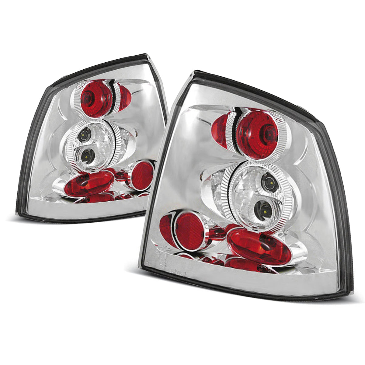 Rücklichter passend für Opel Astra G 09.97-02.04 3D/5D Chrom
