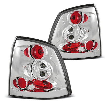 Rücklichter passend für Opel Astra G 09.97-02.04 3D/5D Chrom