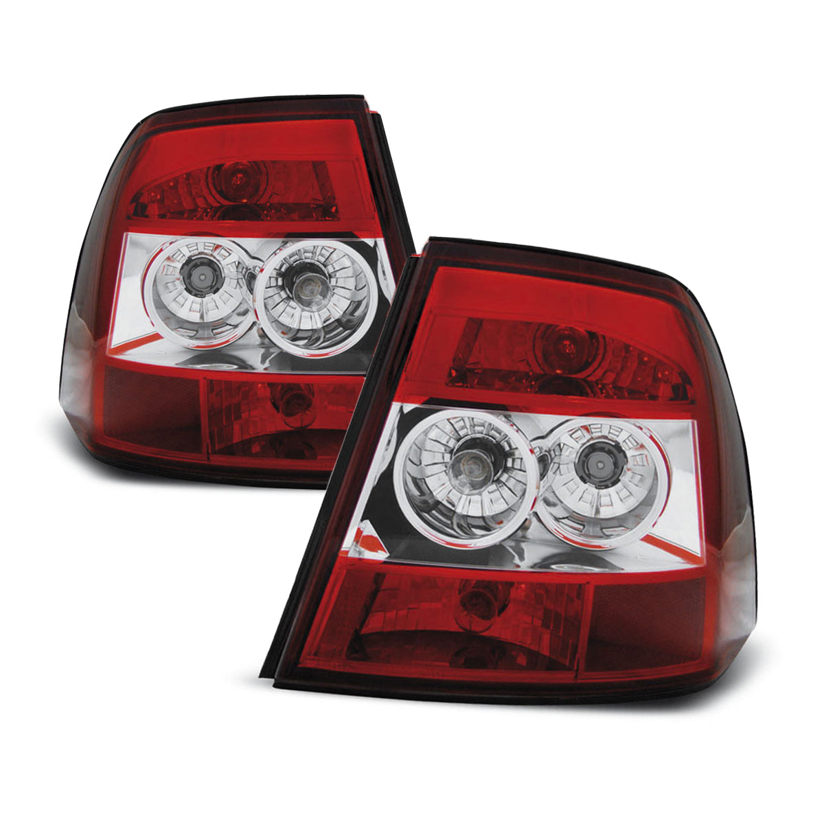 Rücklichter passend für Opel Vectra B 11.95-12.98 Rot Weiß