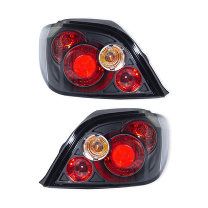 Schwarze Rücklichter Set passend für Peugeot 307 Hatchback 2001-2008