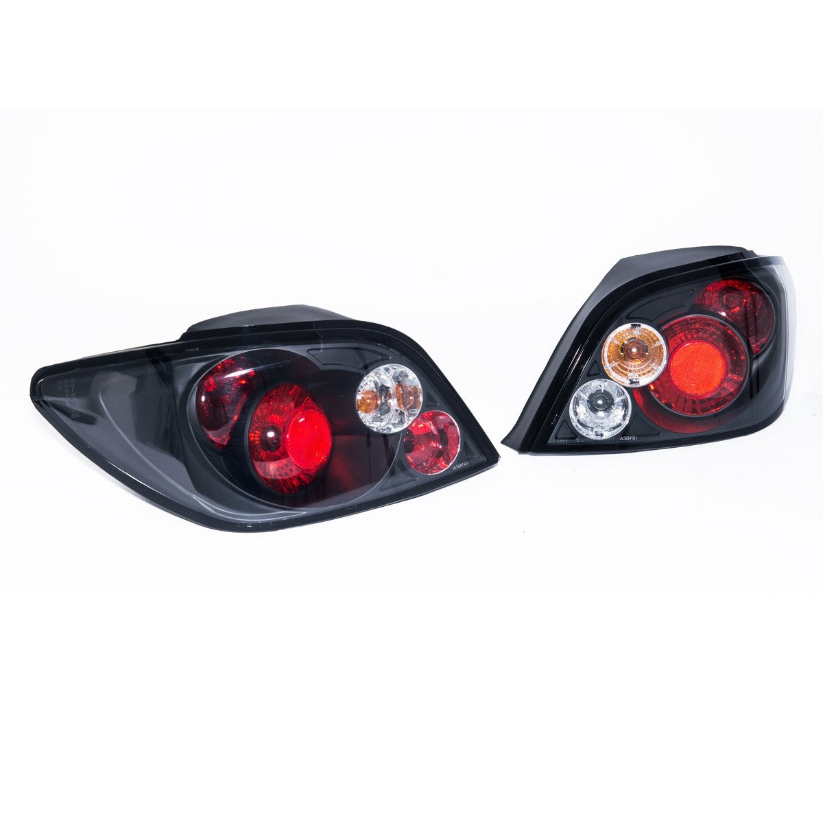 Schwarze Rücklichter Set passend für Peugeot 307 Hatchback 2001-2008