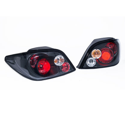 Schwarze Rücklichter Set passend für Peugeot 307 Hatchback 2001-2008