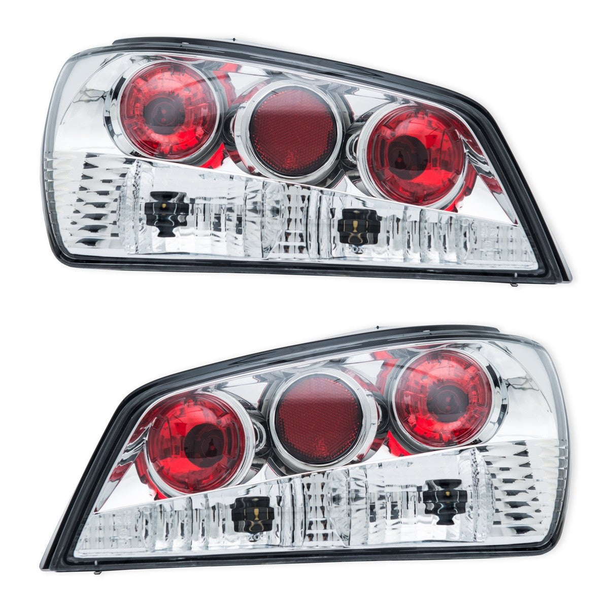 Chrom Rücklichter passend für Peugeot 306 Hatchback 1997-2000