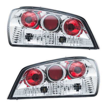 Chrom Rücklichter passend für Peugeot 306 Hatchback 1997-2000