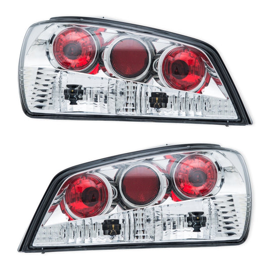Chrom Rücklichter passend für Peugeot 306 Hatchback 1997-2000