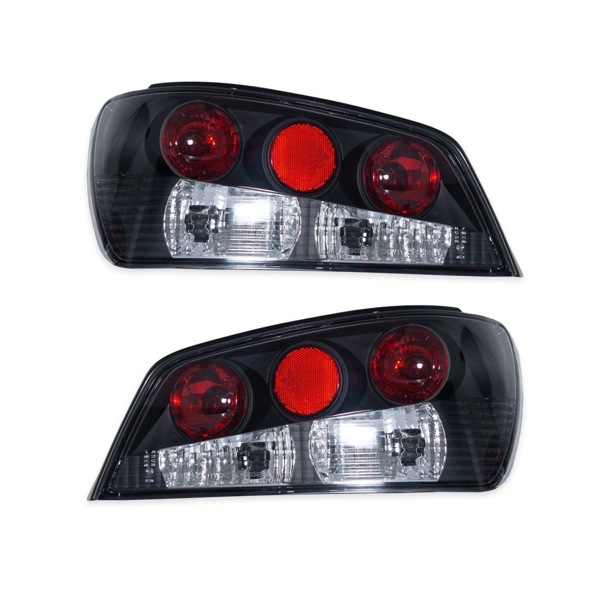 Schwarze Kristall Rücklichter passend für Peugeot 306 Hatchback 1993-1996
