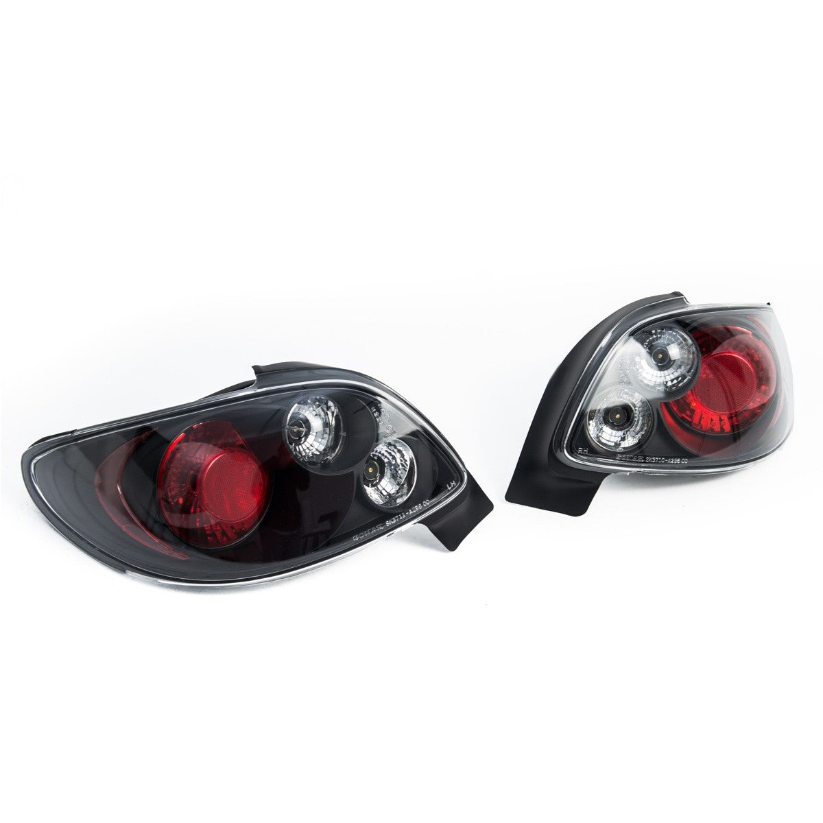Schwarze Rücklichter passend für Peugeot 206 CC (2D) 1998-2008