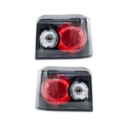 Schwarze Rücklichter Set passend für Peugeot 205 1990-1995