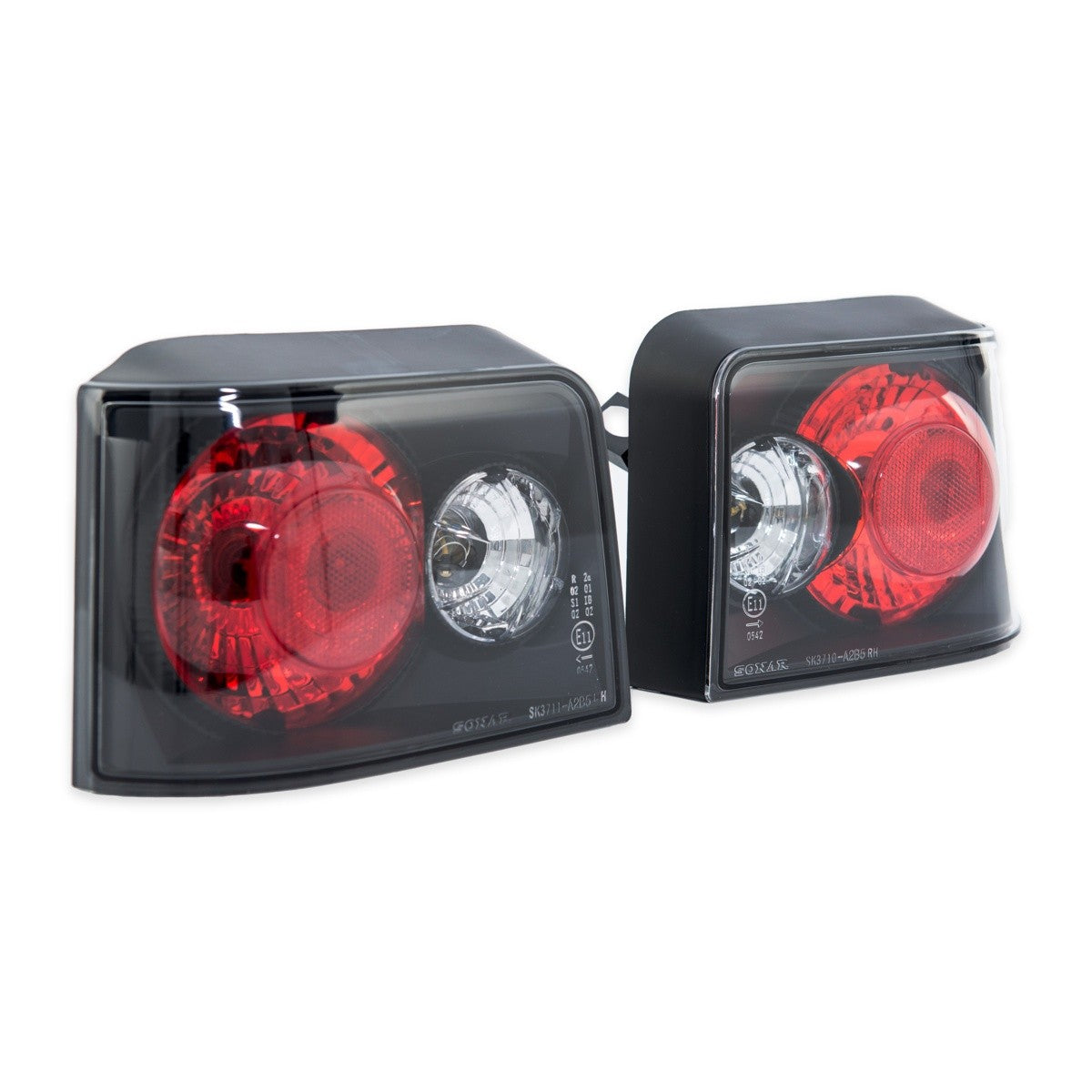 Schwarze Rücklichter Set passend für Peugeot 205 1990-1995