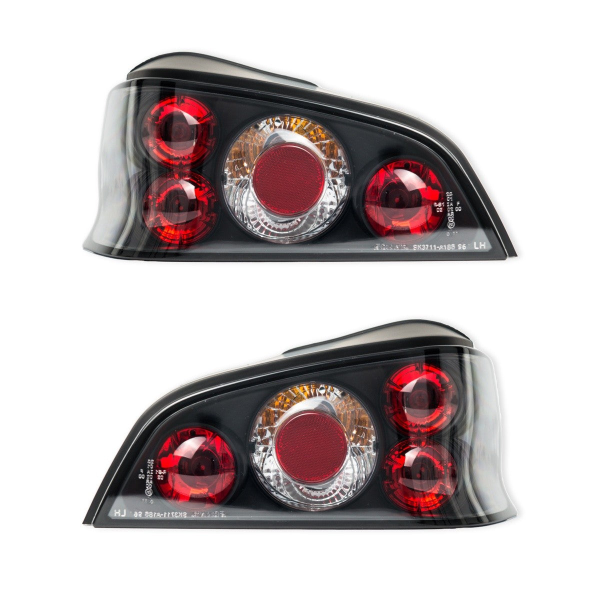 Schwarze Rücklichter passend für Peugeot 106 1996-2003