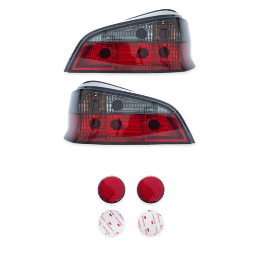 Rücklichter Kristall Rot Rauch passend für Peugeot 106 1996-1998